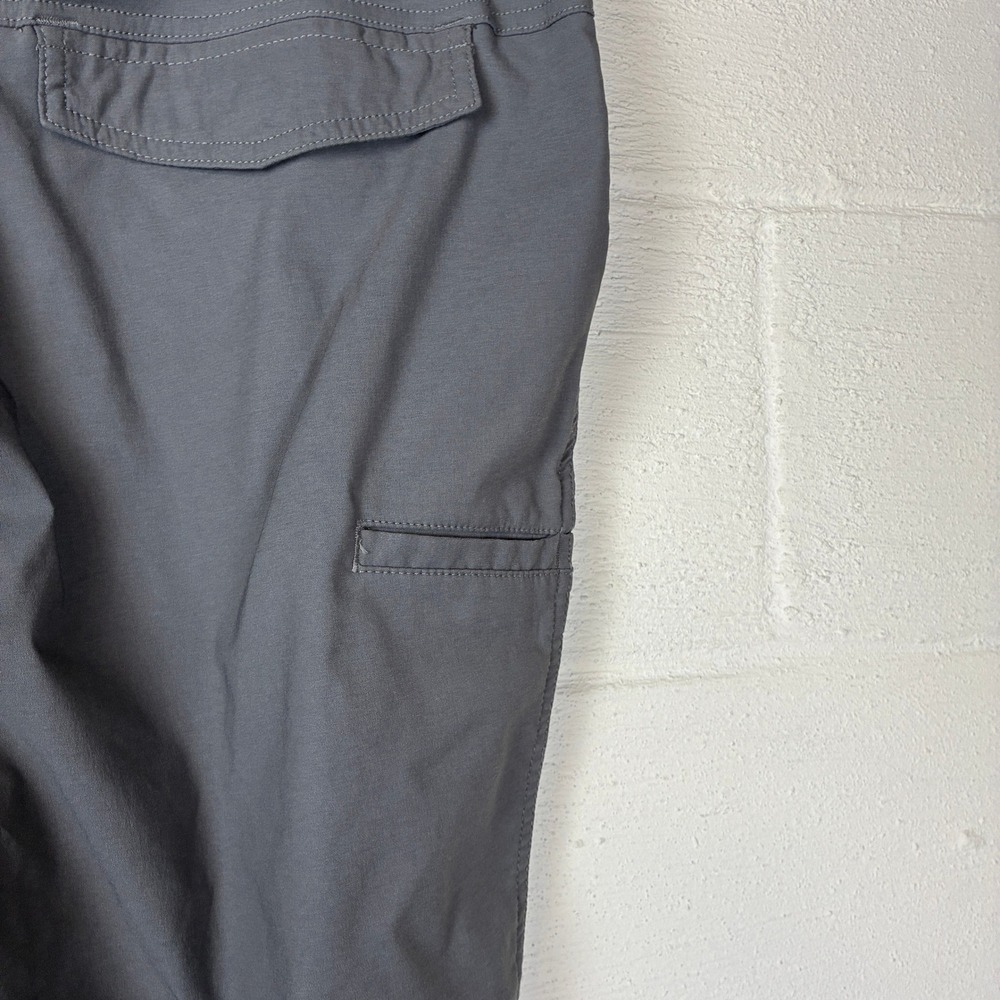 Duluth Trading Co Womens Dry On the Fly Capri Length Hiking Pants Size 16 Grey - Picture 3 of 13